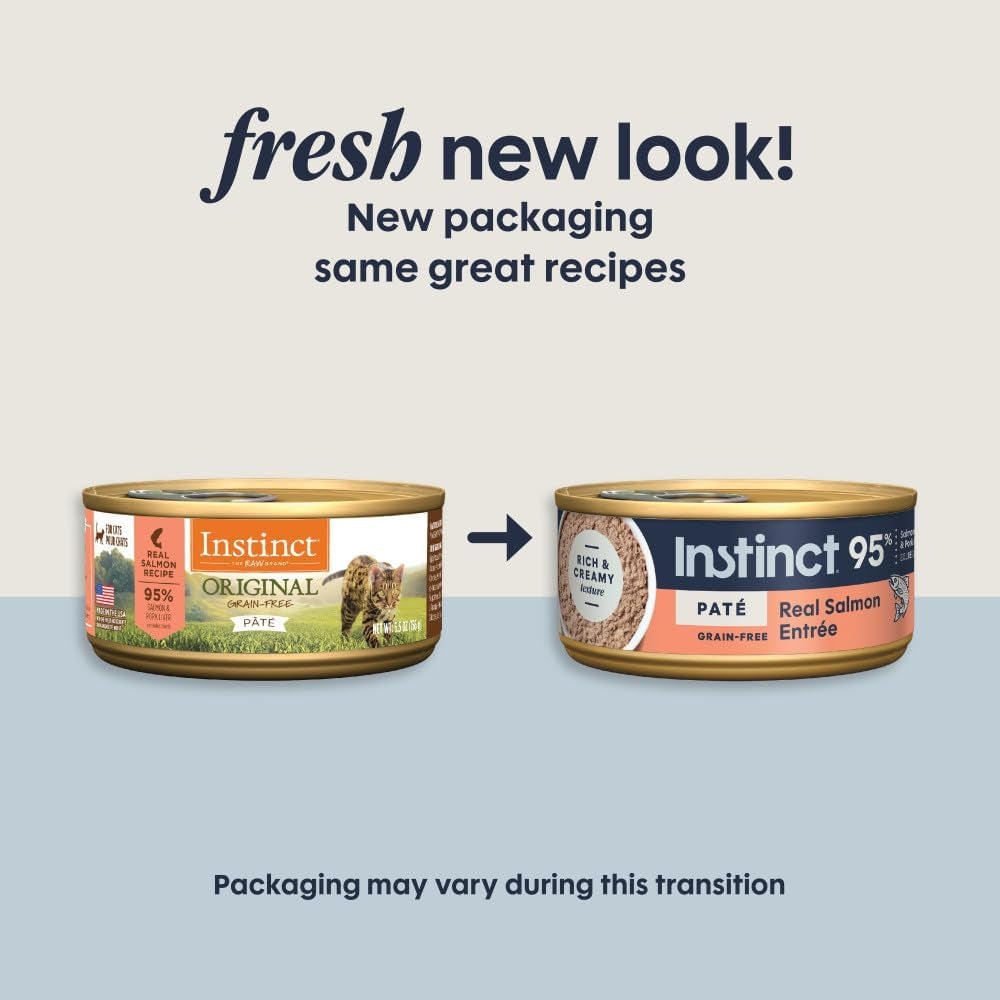 Original Grain Free Real Salmon Recipe Natural Wet Canned Cat Food by , 5.5 Oz. Cans (Case of 12)
